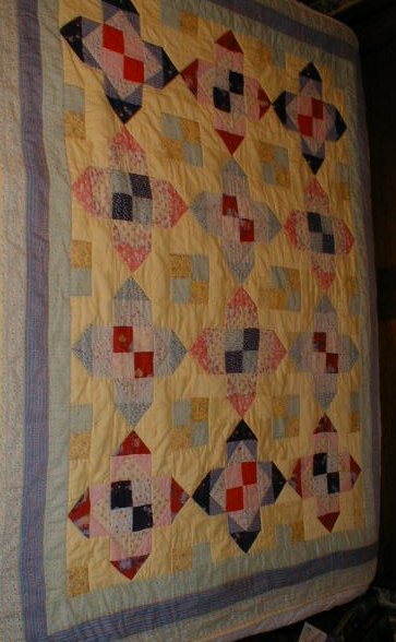 First quilt - Aunt Sukie from Mccall pattern book